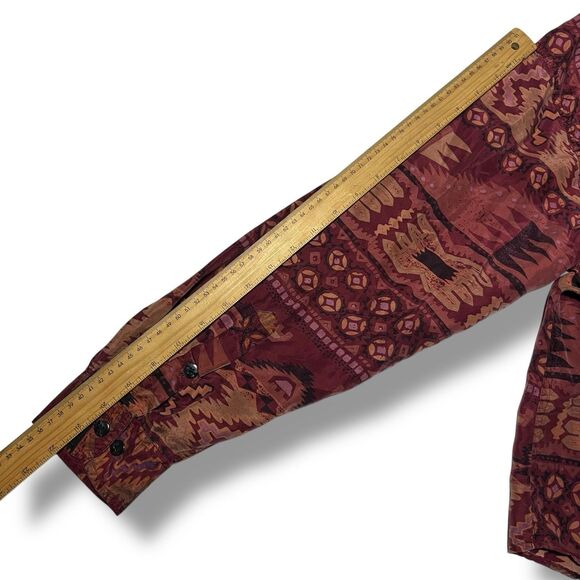 Summa Long Sleeve Shirt Mens‎ XL 100% Silk - Picture 4 of 9